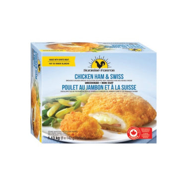 Image of Sunrise Ham and Swiss Cheese Stuffed Chicken Breasts - 1 x 1.13 Kilos